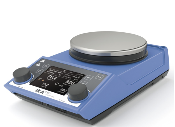 IKA RET control-visc Hotplate Stirrer with Integrated Weighing Function and Stainless Steel Heating Plate